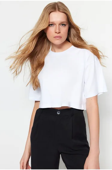 T-Shirt - White - Regular fit