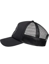 Roxy Womens Truckin Adjustable Mesh Trucker Baseball Cap Hat - Black - 2