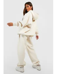 Dsgn Studio Slogan Hooded Tracksuit - stone - 1