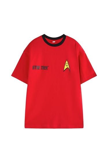 Star Trek Mens Uniform Short-Sleeved T-Shirt - Red