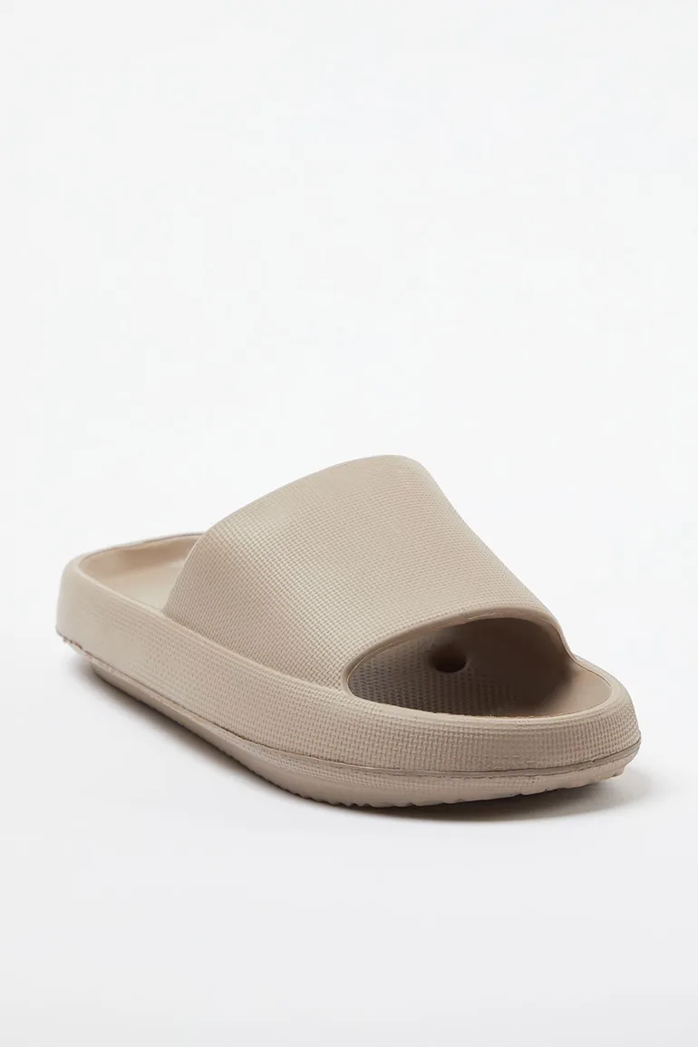 Mink Flatform Women's Pool Slippers