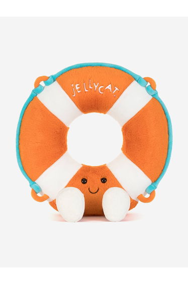 Jellycat Amuseables Life Ring in Orange (33cm)