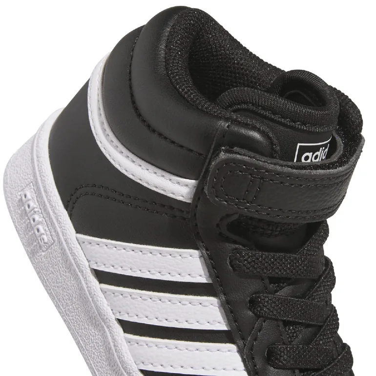 Boy's adidas Infant Hoops 4.0 Mid Trainers in Black - 7