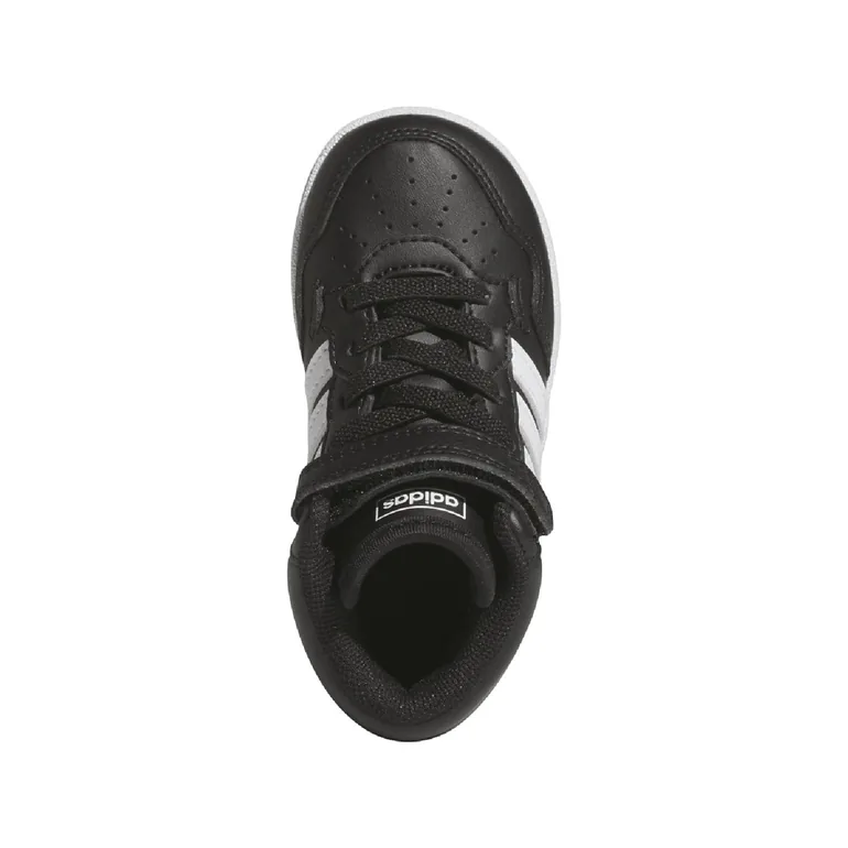 Boy's adidas Infant Hoops 4.0 Mid Trainers in Black - 2