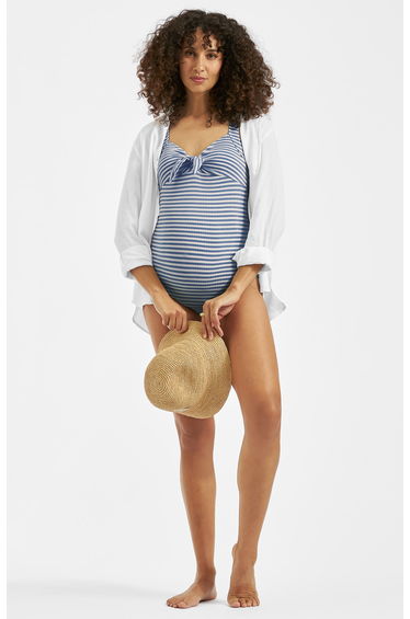 Dune Stripe One Piece Swimsuit