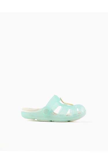 Rubber Clogs With Non Slip Sole For Babies And Girls Light Blue