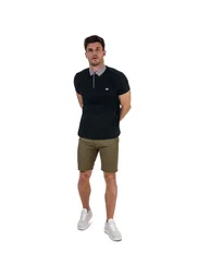 Men's Weekend Offender Dillenger Cotton Twill Chino Shorts in Green - 2