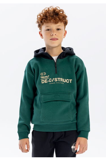 Boys Half Zip Hoodie