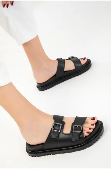 Black Women Slippers