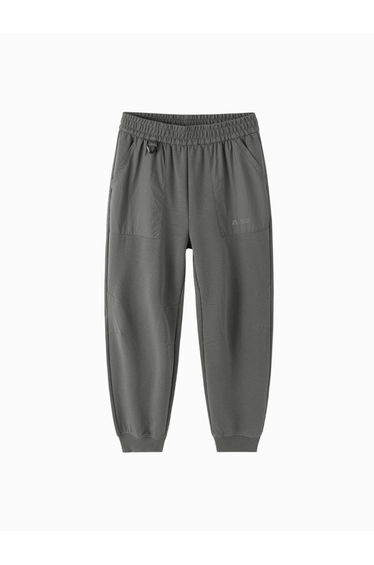 Boys' Jogger Pants With Mixed-Fabric