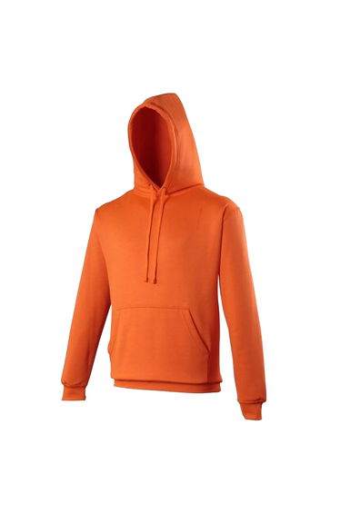 Awdis Unisex Electric Hooded Sweatshirt / Hoodie - Electric Orange