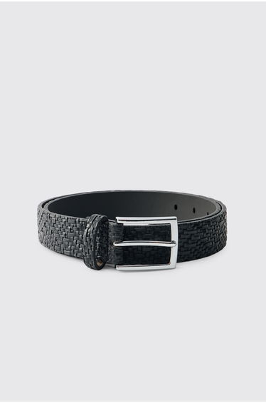PU Weave Belt - black