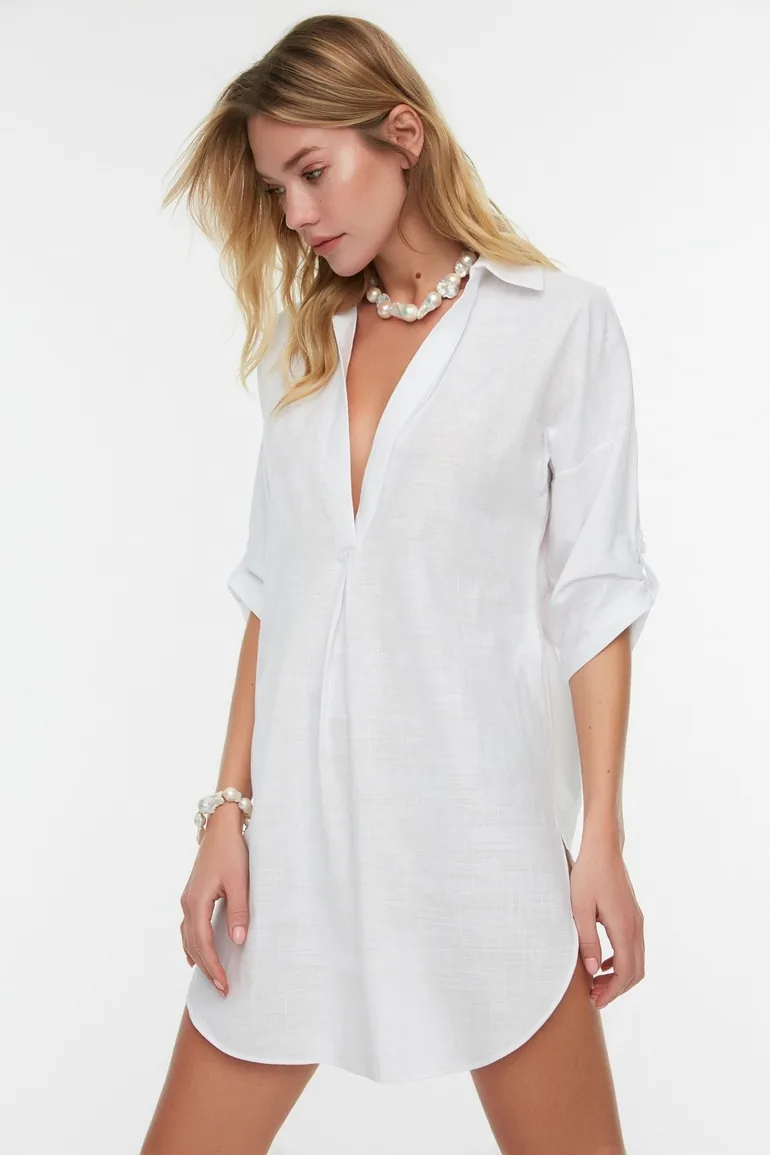Dress - White - Basic - 1