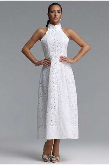 Nuvola Halter Midi Dress