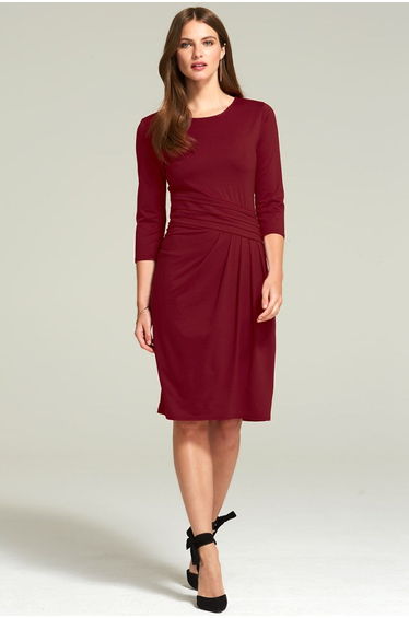 Pleat Waist Dress