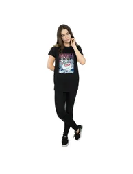 The Little Mermaid Womens/Ladies Ursula Montage Cotton Boyfriend T-Shirt - Black