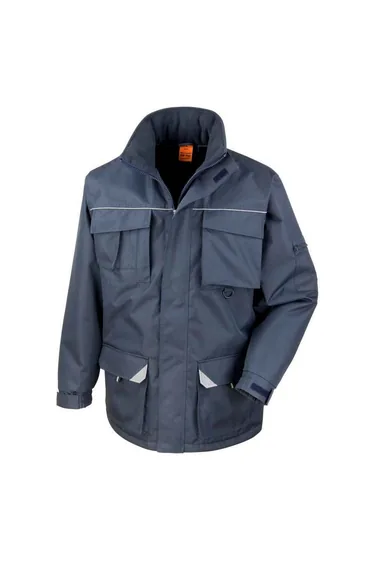 WORK-GUARD by Result Mens Sabre Coat - Navy