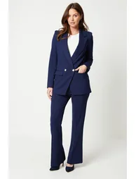 Premium Ponte Double Breasted Blazer - 1