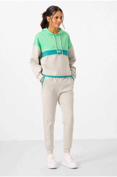 TOMMY Color-Blocked Hooded Sweatshirt And Pants Set