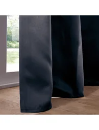 Voda Double-Sided Single Blackout Curtain with Gathered Header - 9