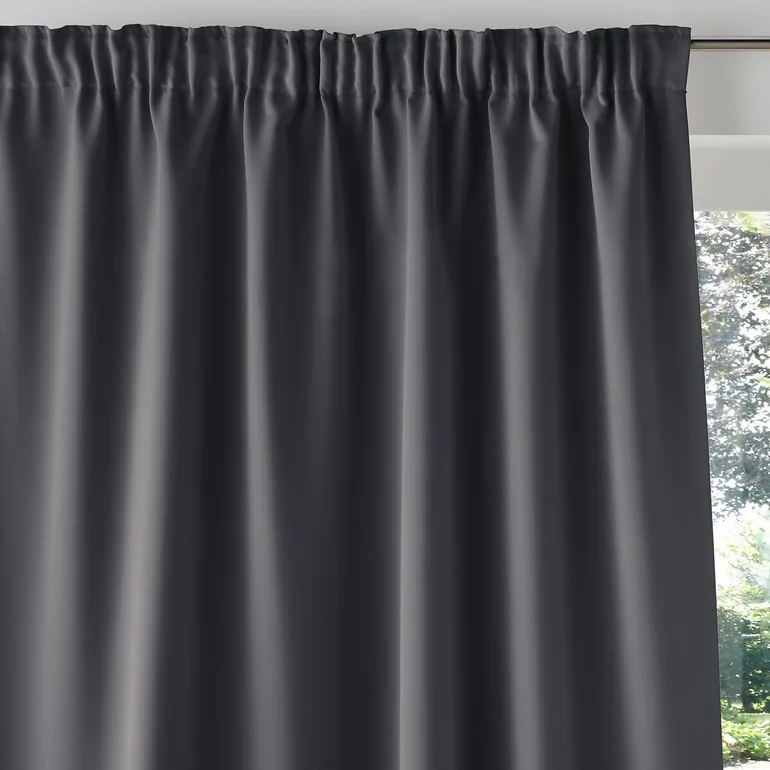 Voda Double-Sided Single Blackout Curtain with Gathered Header - 3