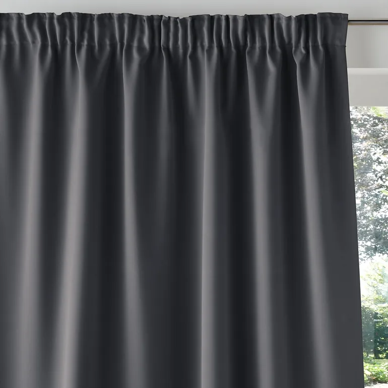 Voda Double-Sided Single Blackout Curtain with Gathered Header - 6