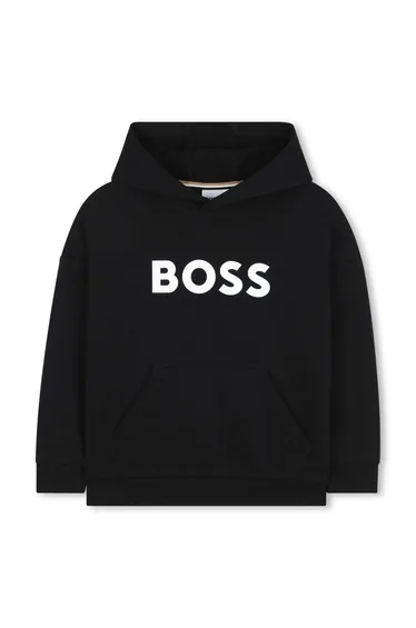 Logo Hooded Sweatshirt Black