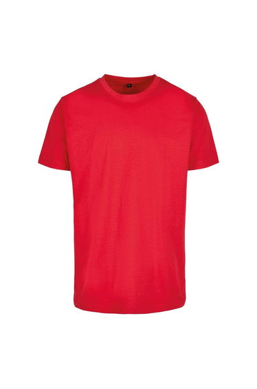 Mens T-Shirt Round Neck - City Red