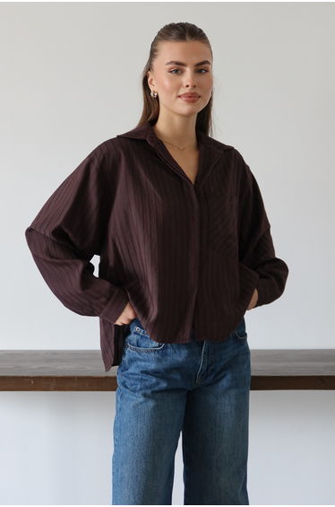Brown shirt