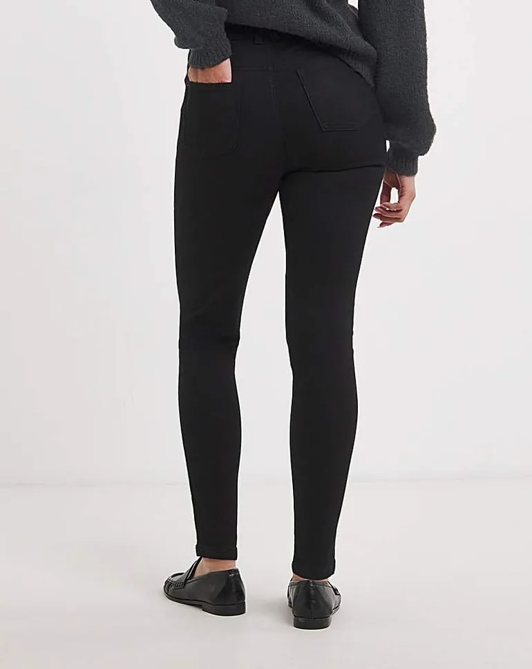 Super Stretch Black Skinny Jeans - 4