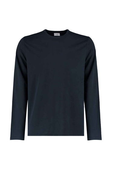 Kustom Kit Mens Superwash 60C Long-Sleeved T-Shirt - Navy