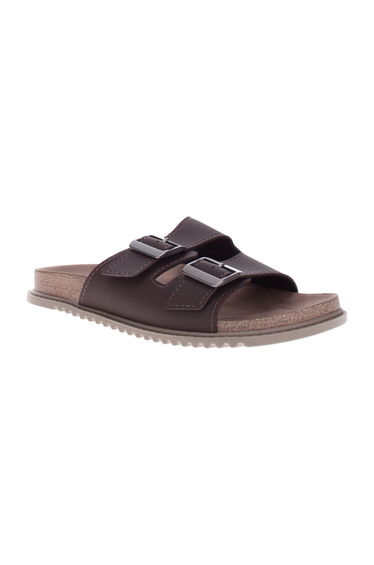 Slip-On Double Band Sandals