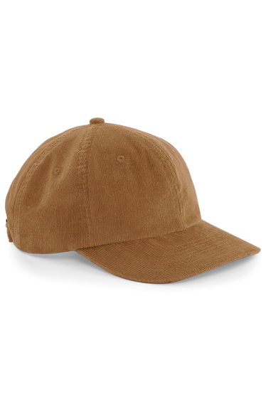 Beechfield Mens Heritage Cord Cap (Pack of 2) - Camel