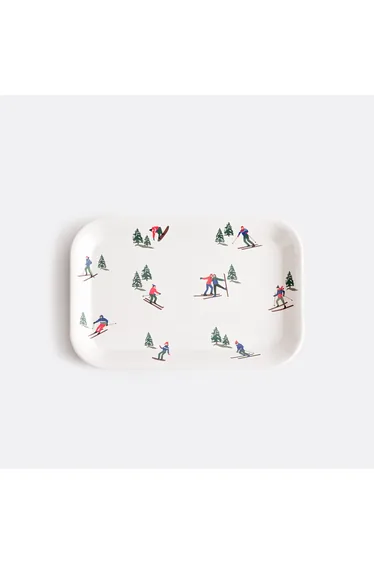 Tout Schuss Printed Rectangular Tray