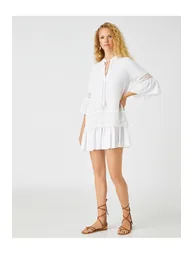White A-Line Mini Dress