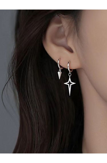 Pack of 2- Starlike Drop Earrings