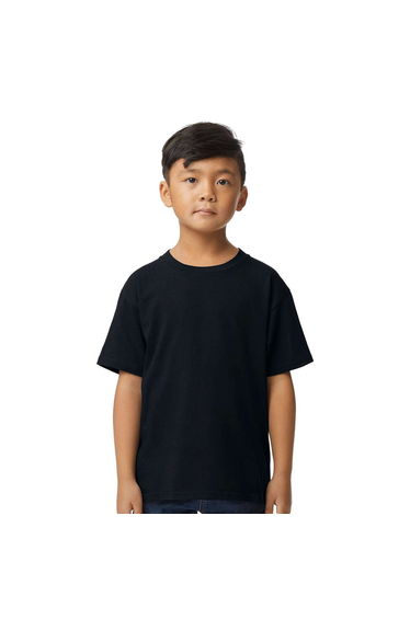Gildan Childrens/Kids Midweight Soft Touch T-Shirt - Black