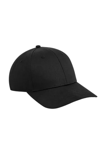 Beechfield Urbanwear 6 Panel Snapback Cap - Black
