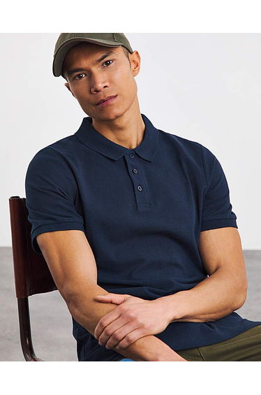 Pure Cotton Pique Polo Long