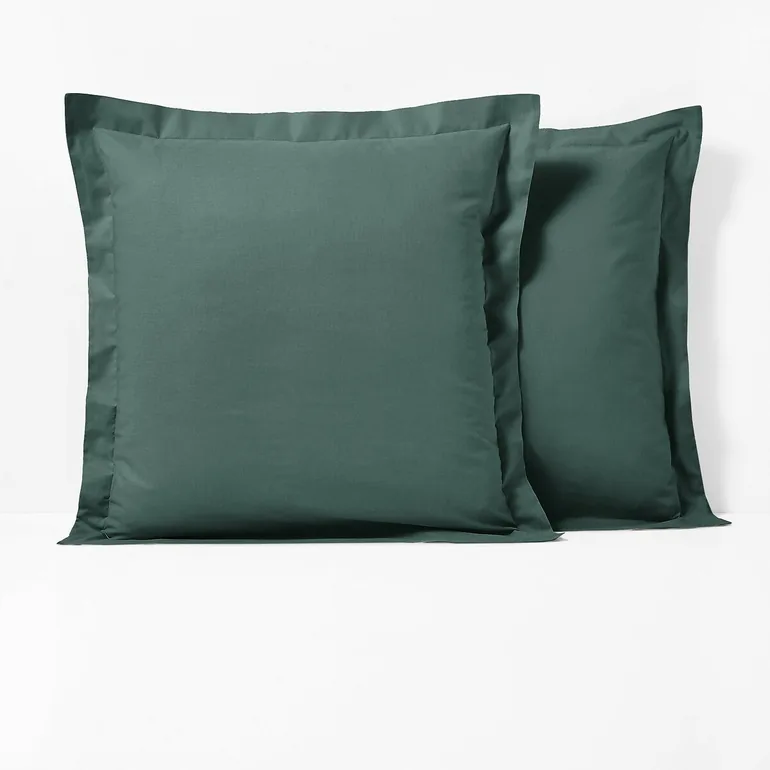 Scenario Cotton Mix Pillowcase with Embroidered Hem - 4