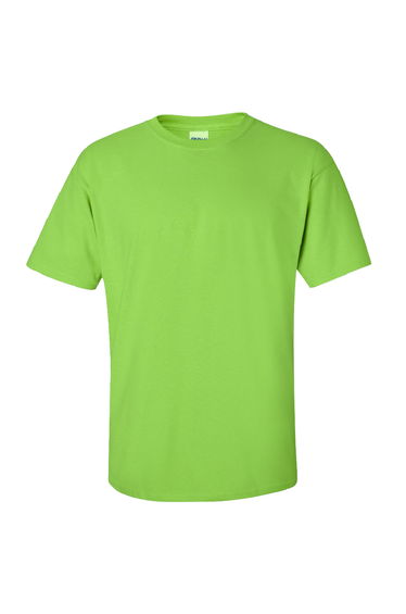 Gildan Mens Ultra Cotton Short Sleeve T-Shirt - Lime
