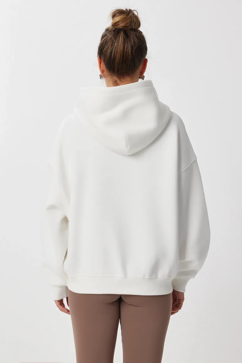 ISTANBUL Oversized Hooded Sweatshirt with Pocket - 5