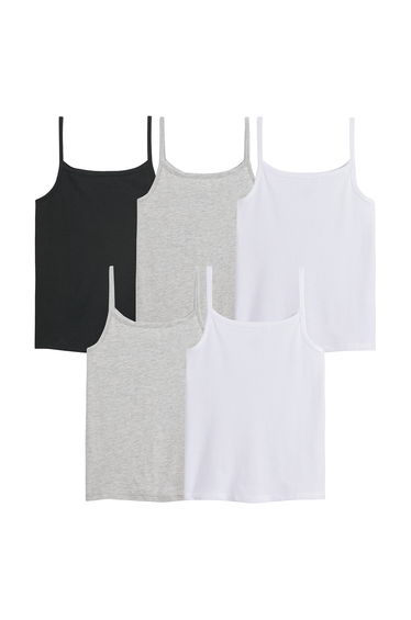 Pack of 5 Vest Tops