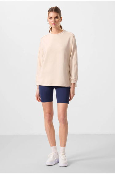 TOMMY Oversized Long Striped Tunic Top