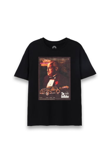 The Godfather Mens Italian Restaurant T-Shirt - Black