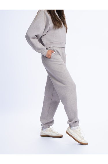 Cuffed Track Pants - BEIGE