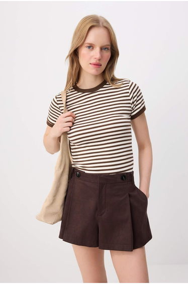 Multi-Colored*001 Z Embroidered Plain Viscose/Soft Fabric Body-Fitting Stretchy Knitted Blouse