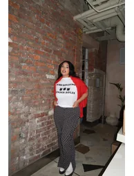 White Gender roll T shirt - 3