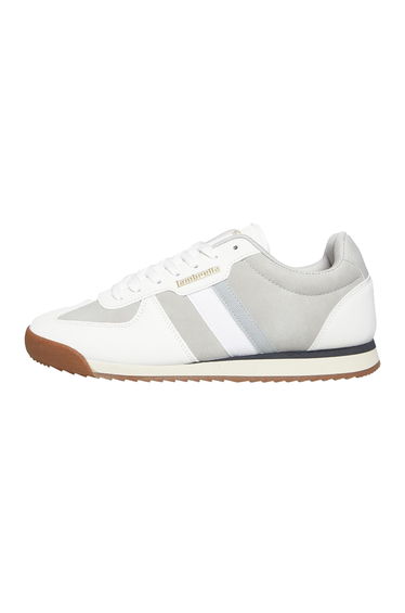 Lambretta Mens Diego Trainers - White/Grey