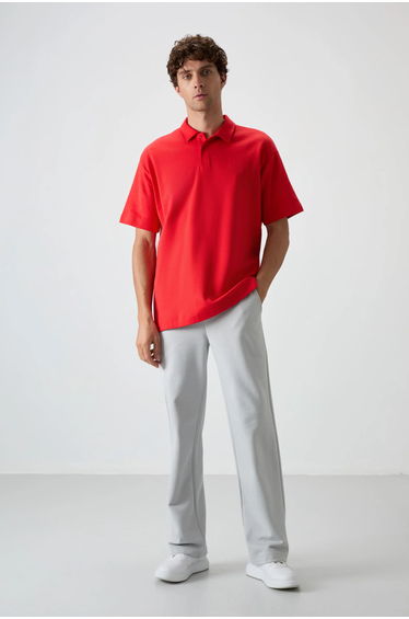 TOMMY Men's Oversized Polo T-Shirt
